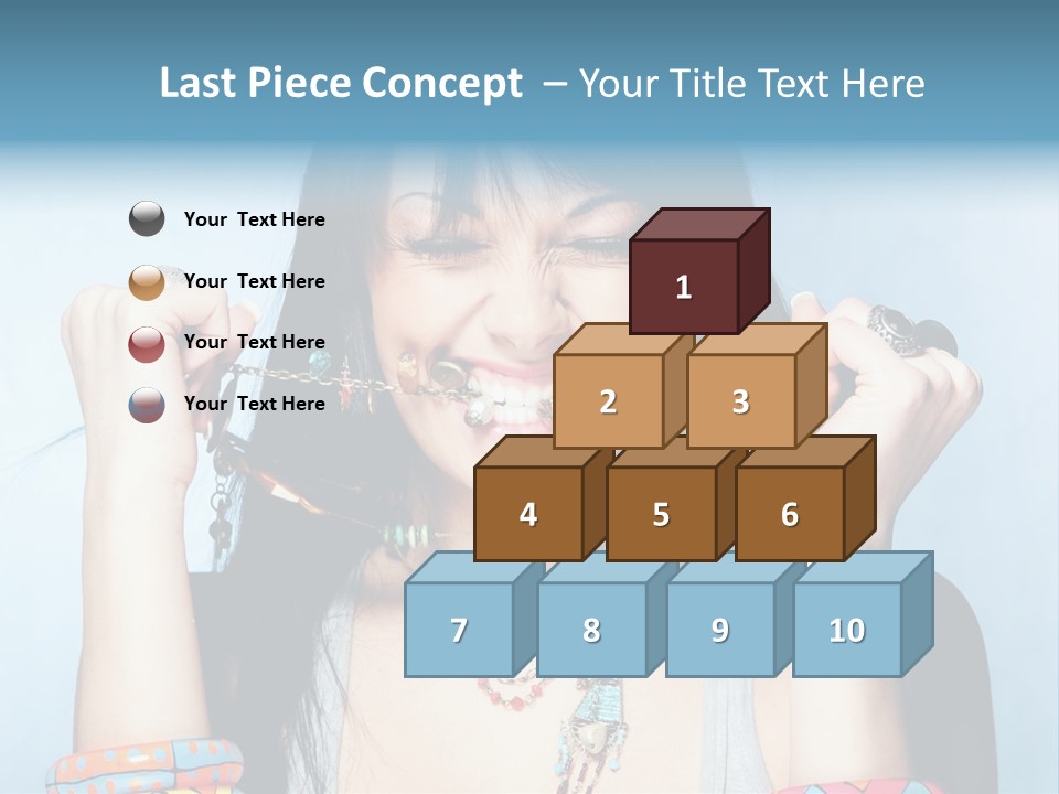 Bracelet Shape Face PowerPoint Template