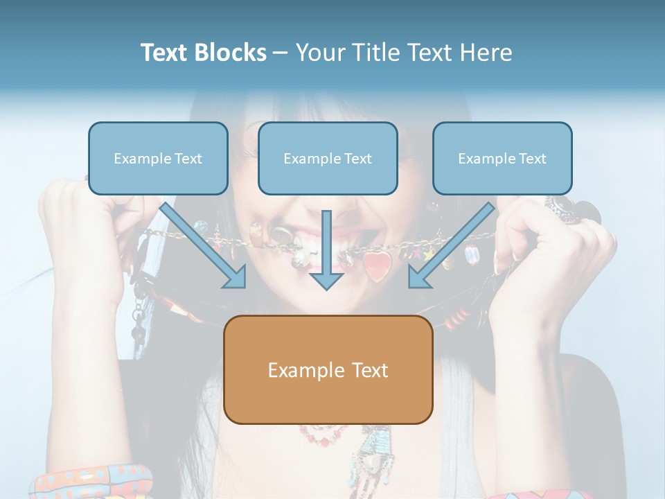 Bracelet Shape Face PowerPoint Template