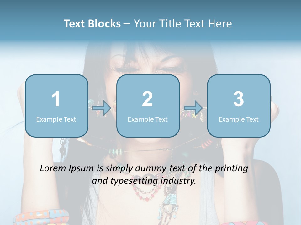 Bracelet Shape Face PowerPoint Template