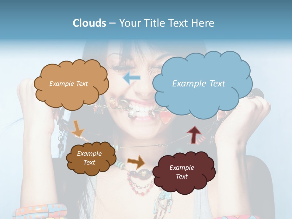 Bracelet Shape Face PowerPoint Template