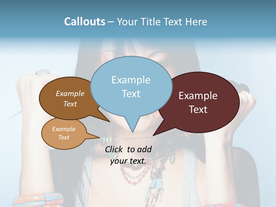 Bracelet Shape Face PowerPoint Template