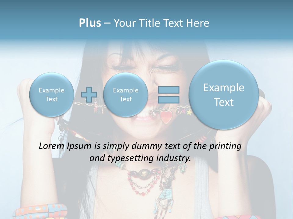 Bracelet Shape Face PowerPoint Template