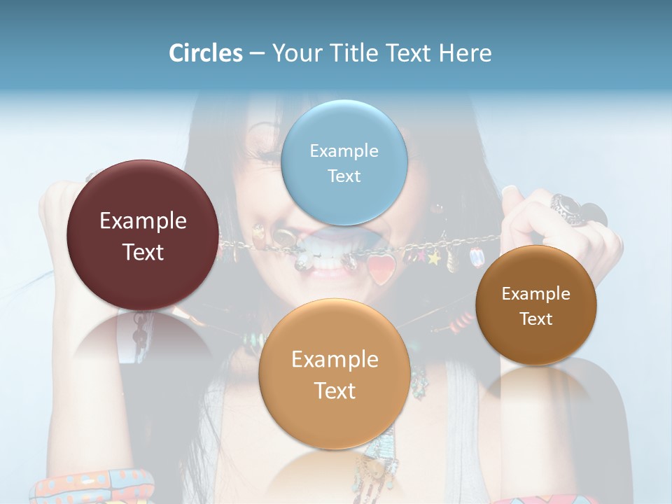 Bracelet Shape Face PowerPoint Template