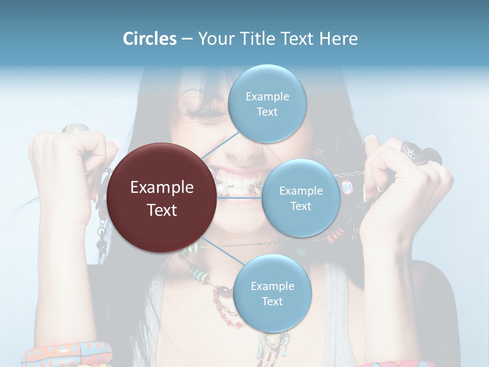 Bracelet Shape Face PowerPoint Template