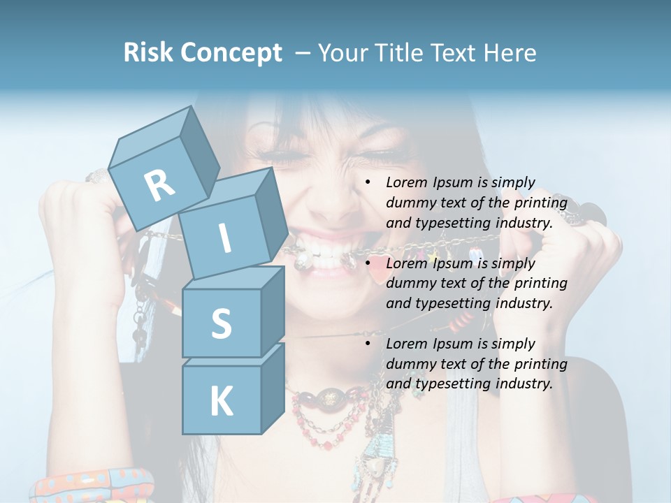 Bracelet Shape Face PowerPoint Template