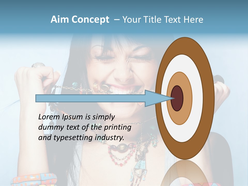 Bracelet Shape Face PowerPoint Template