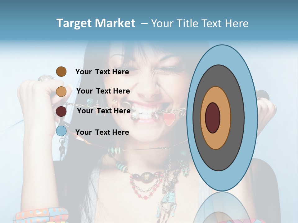 Bracelet Shape Face PowerPoint Template