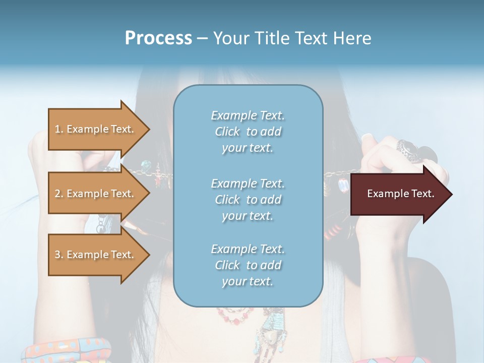 Bracelet Shape Face PowerPoint Template