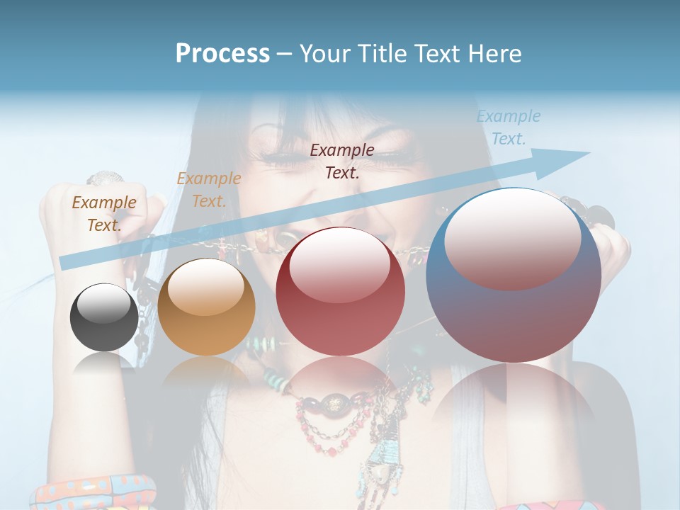 Bracelet Shape Face PowerPoint Template