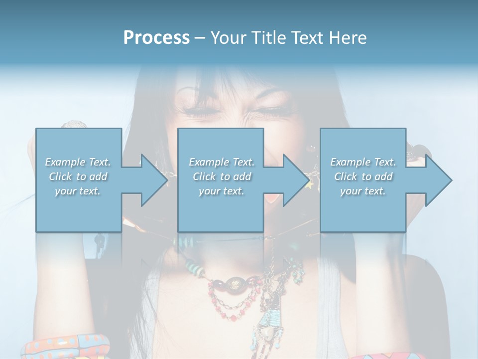 Bracelet Shape Face PowerPoint Template