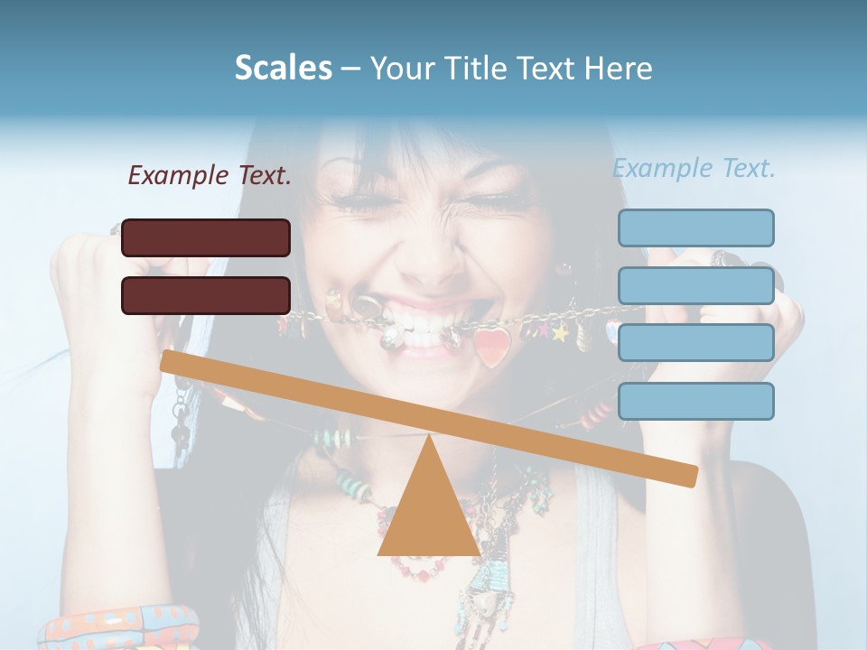 Bracelet Shape Face PowerPoint Template