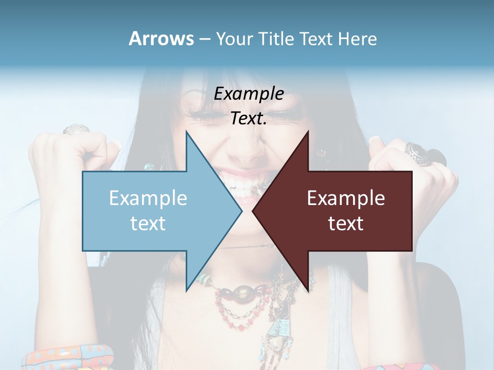 Bracelet Shape Face PowerPoint Template