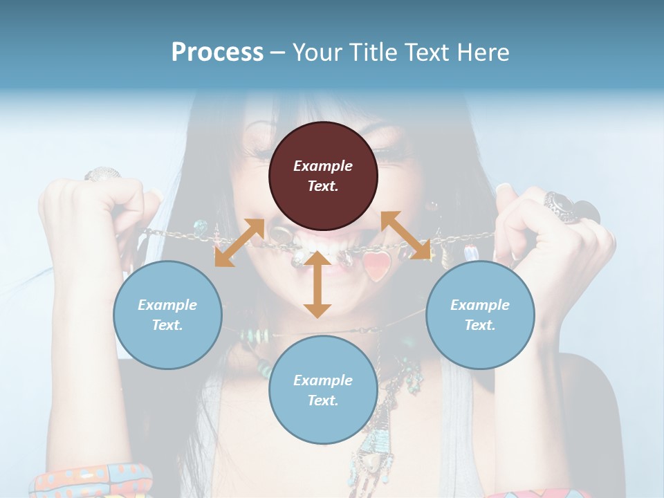 Bracelet Shape Face PowerPoint Template