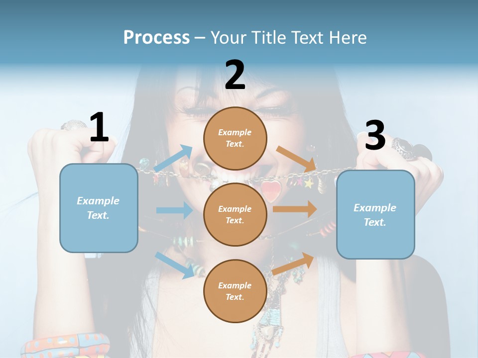 Bracelet Shape Face PowerPoint Template