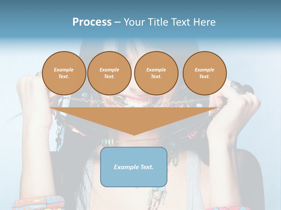 Bracelet Shape Face PowerPoint Template