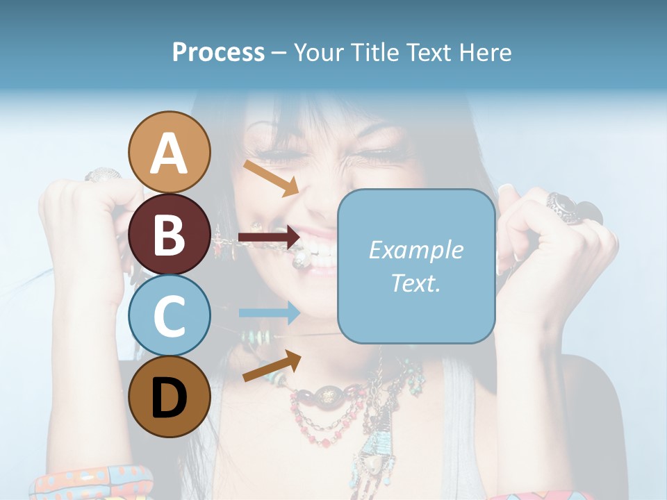 Bracelet Shape Face PowerPoint Template