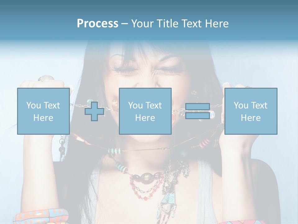 Bracelet Shape Face PowerPoint Template