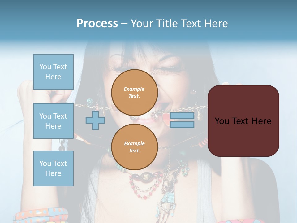 Bracelet Shape Face PowerPoint Template