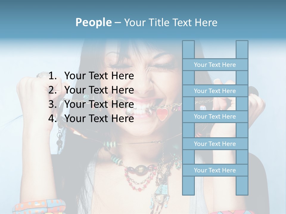 Bracelet Shape Face PowerPoint Template