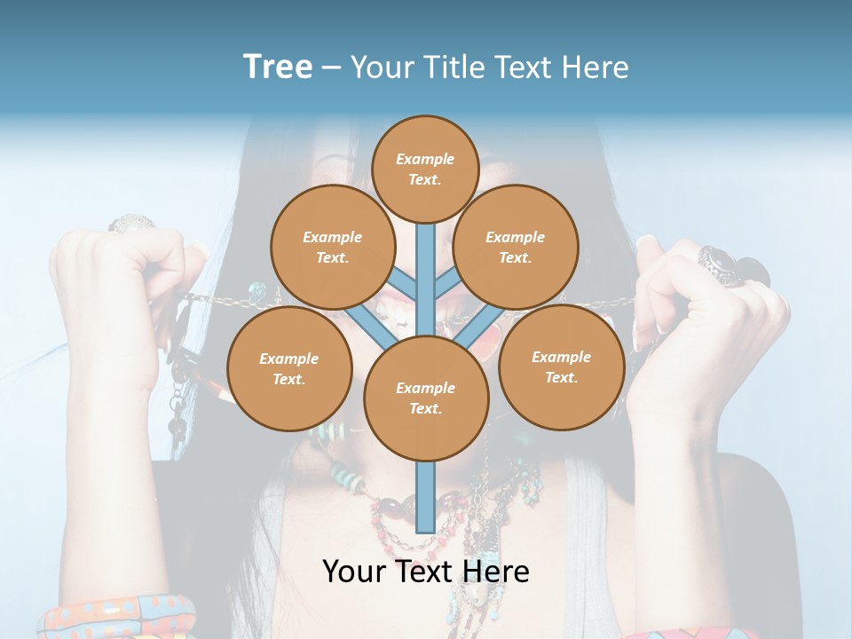 Bracelet Shape Face PowerPoint Template