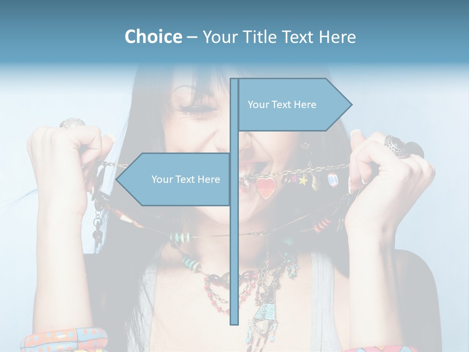 Bracelet Shape Face PowerPoint Template