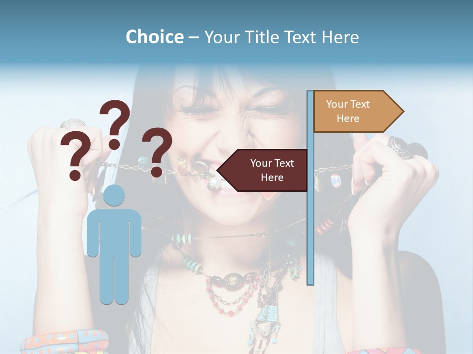 Bracelet Shape Face PowerPoint Template