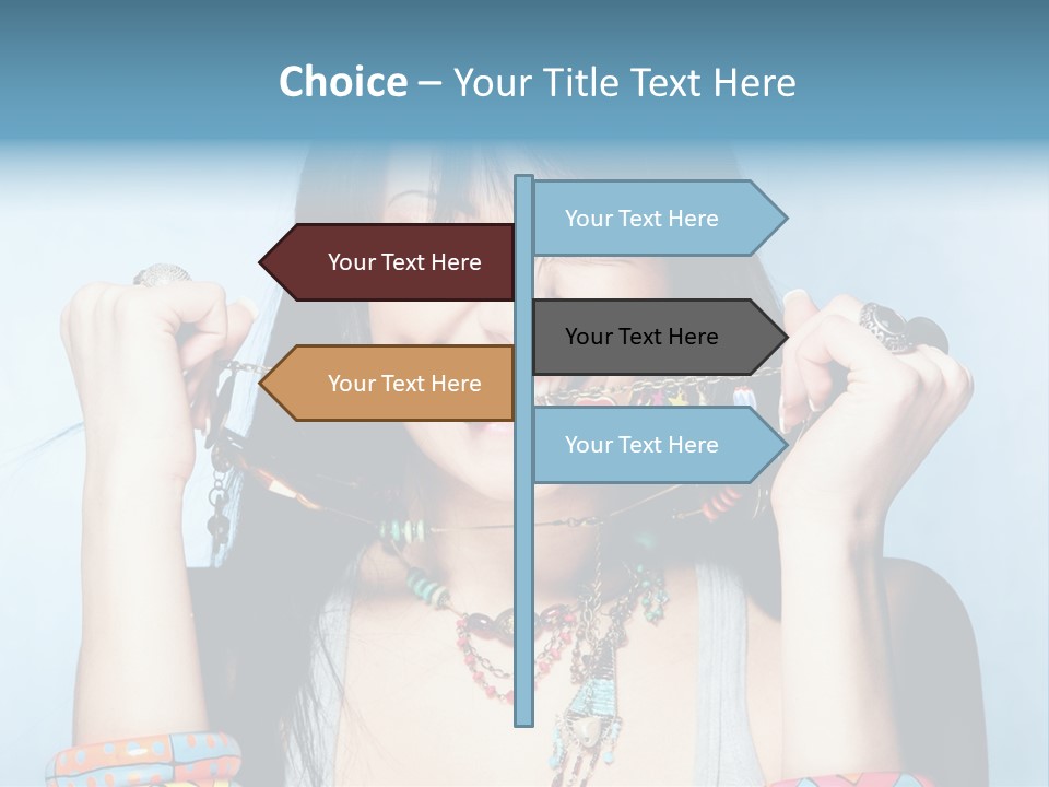 Bracelet Shape Face PowerPoint Template