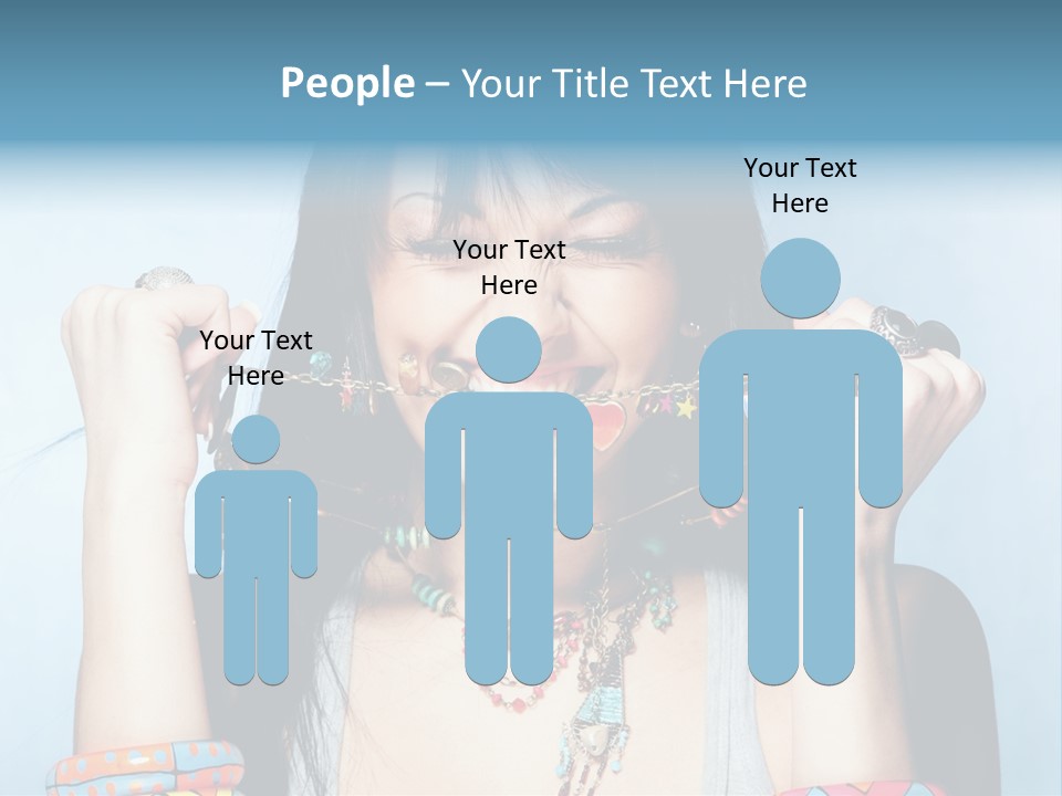 Bracelet Shape Face PowerPoint Template