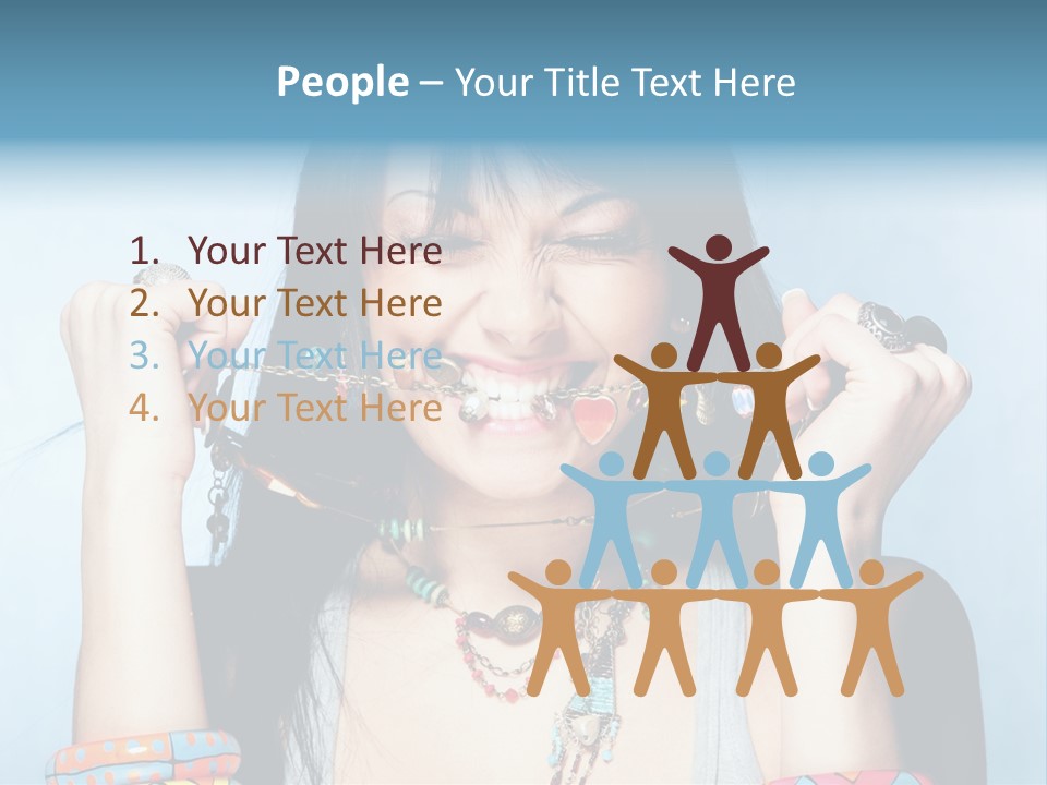 Bracelet Shape Face PowerPoint Template