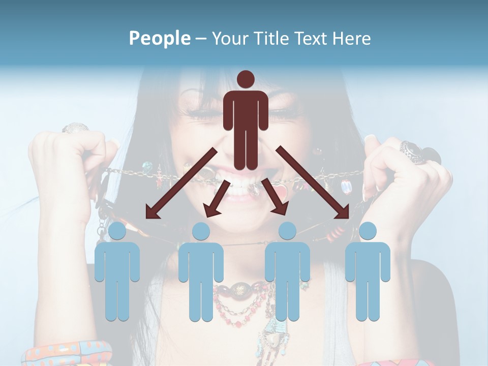 Bracelet Shape Face PowerPoint Template