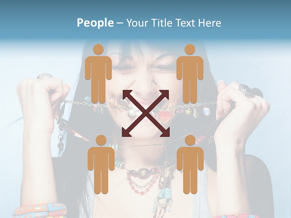 Bracelet Shape Face PowerPoint Template