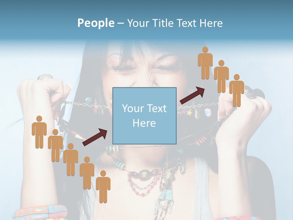 Bracelet Shape Face PowerPoint Template