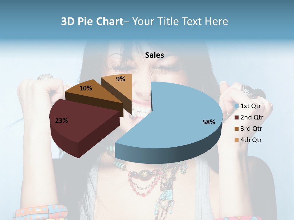 Bracelet Shape Face PowerPoint Template