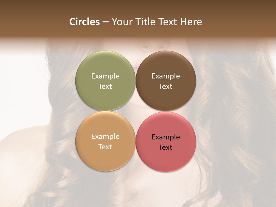 Adult Freshness Woman PowerPoint Template