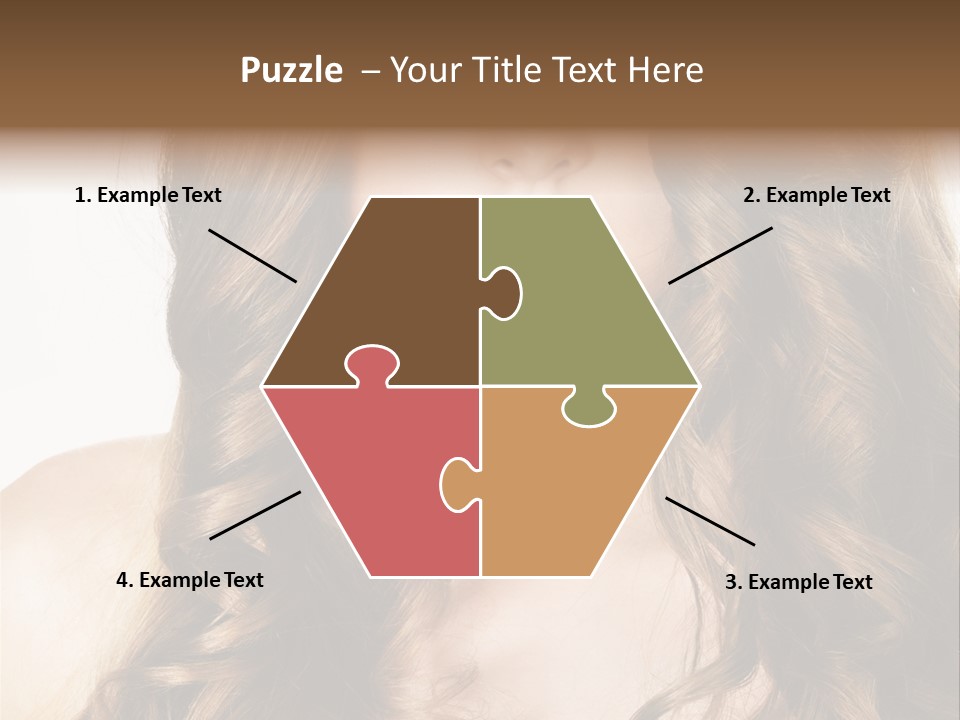 Adult Freshness Woman PowerPoint Template