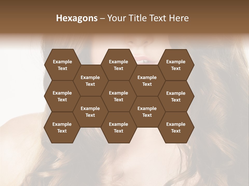 Adult Freshness Woman PowerPoint Template