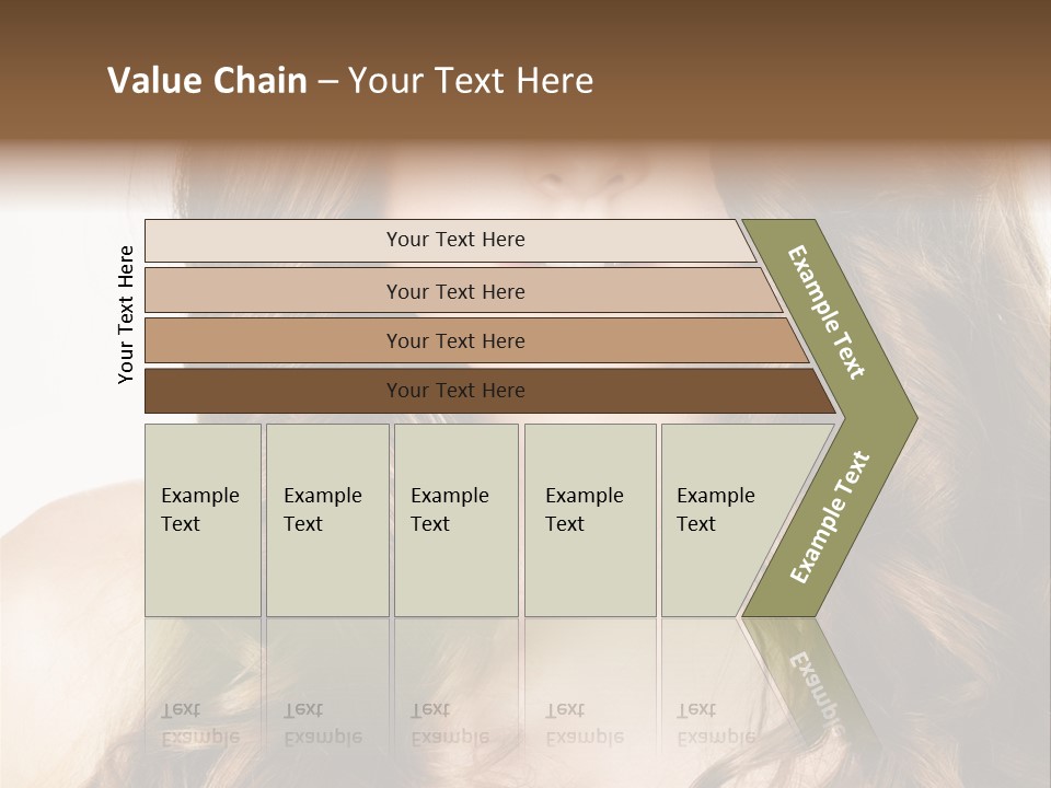 Adult Freshness Woman PowerPoint Template