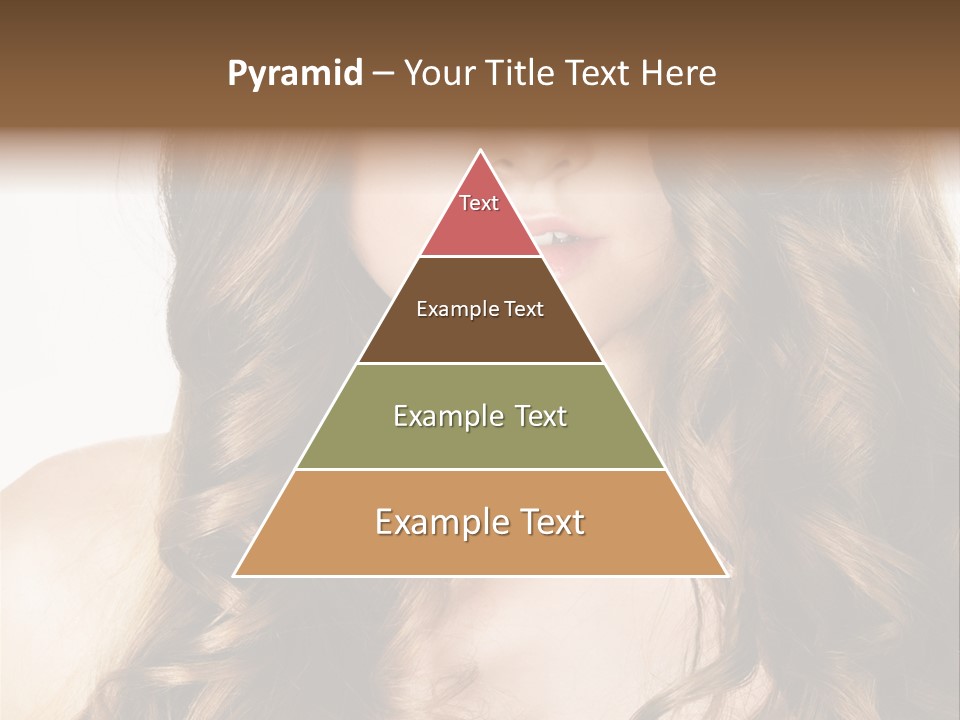 Adult Freshness Woman PowerPoint Template