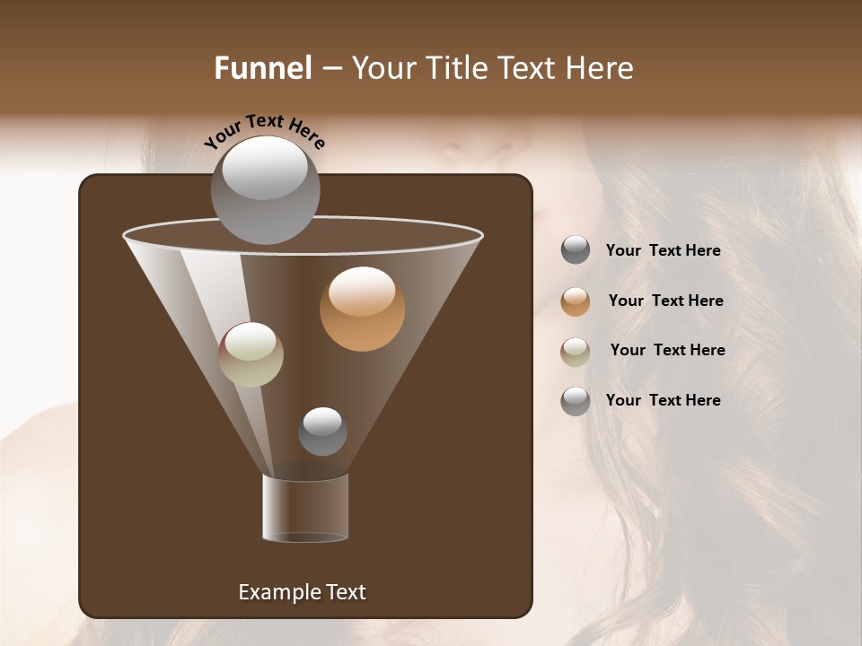 Adult Freshness Woman PowerPoint Template