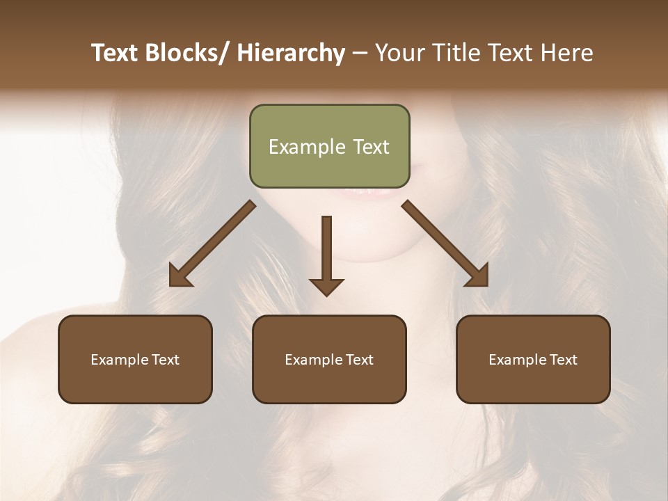 Adult Freshness Woman PowerPoint Template