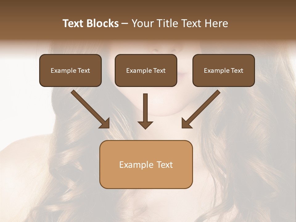 Adult Freshness Woman PowerPoint Template