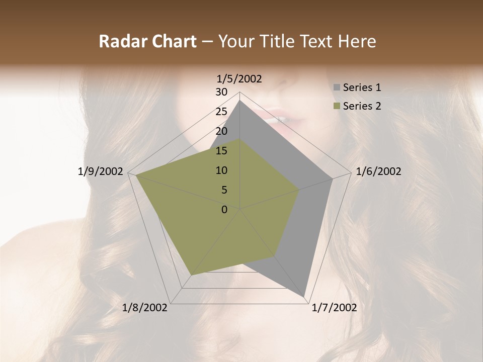 Adult Freshness Woman PowerPoint Template