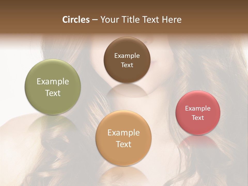 Adult Freshness Woman PowerPoint Template