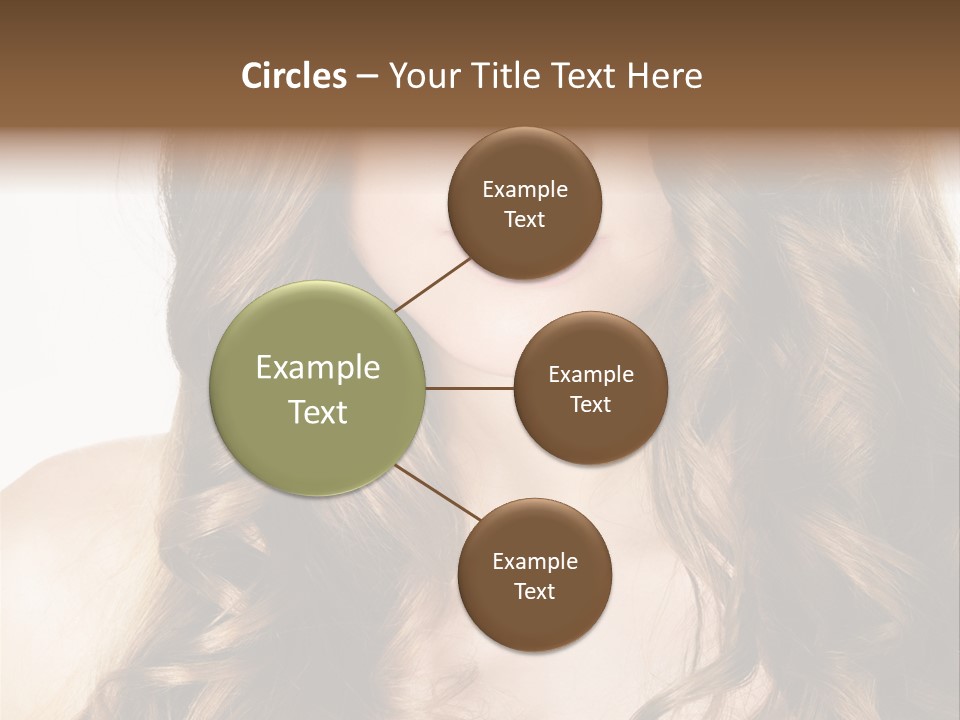 Adult Freshness Woman PowerPoint Template