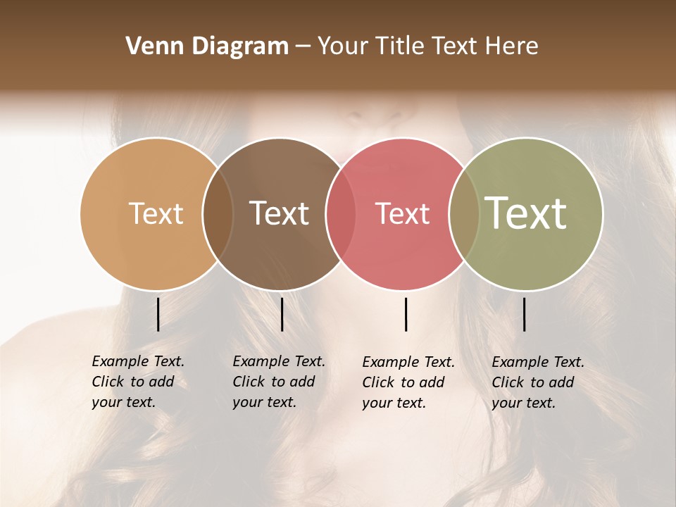 Adult Freshness Woman PowerPoint Template