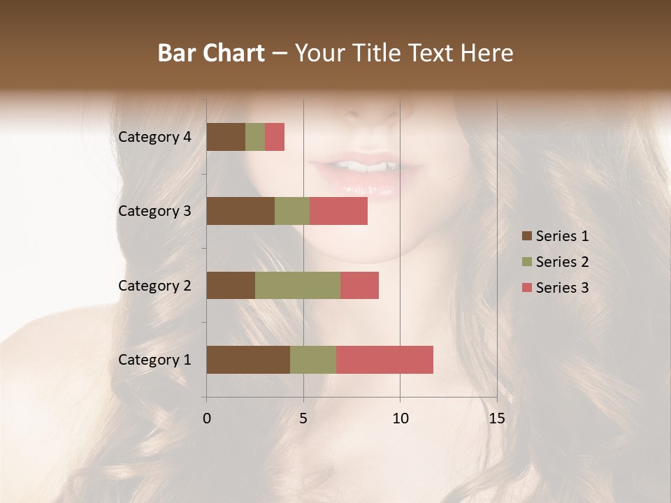 Adult Freshness Woman PowerPoint Template