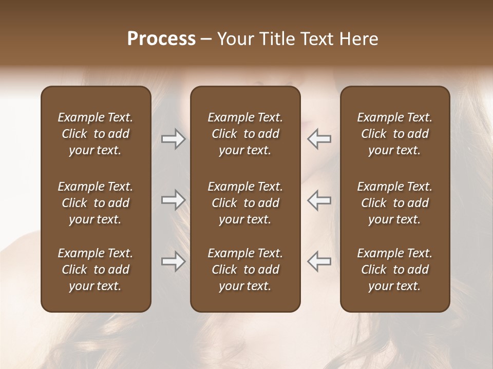 Adult Freshness Woman PowerPoint Template