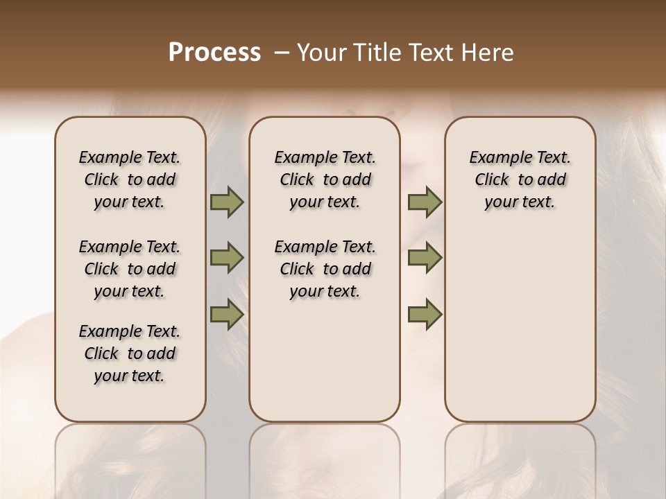 Adult Freshness Woman PowerPoint Template