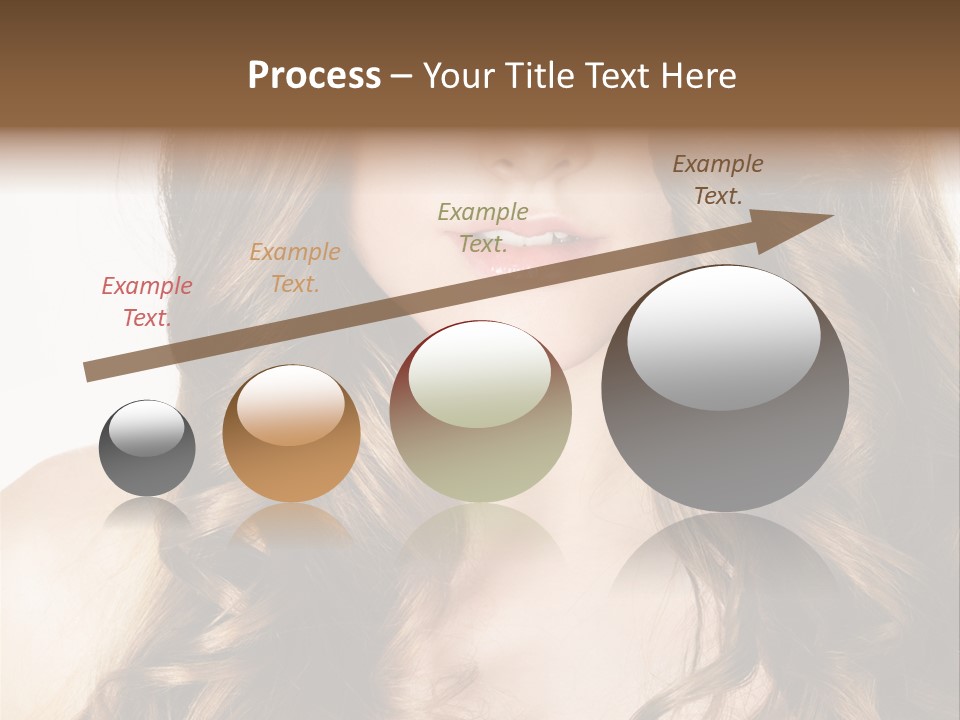 Adult Freshness Woman PowerPoint Template