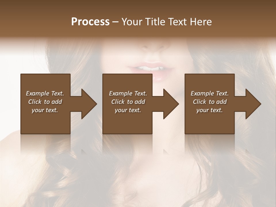 Adult Freshness Woman PowerPoint Template
